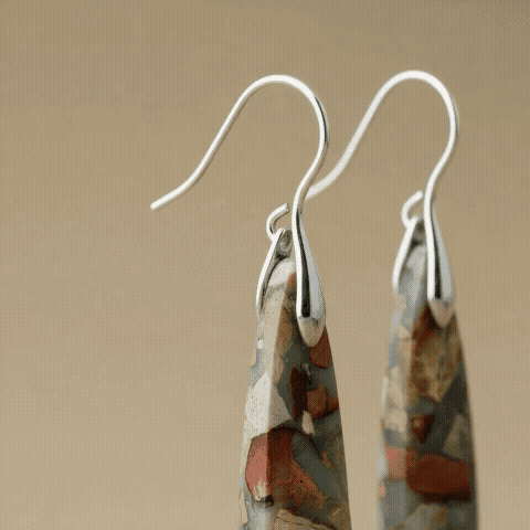 Unique Natural Stone Earrings