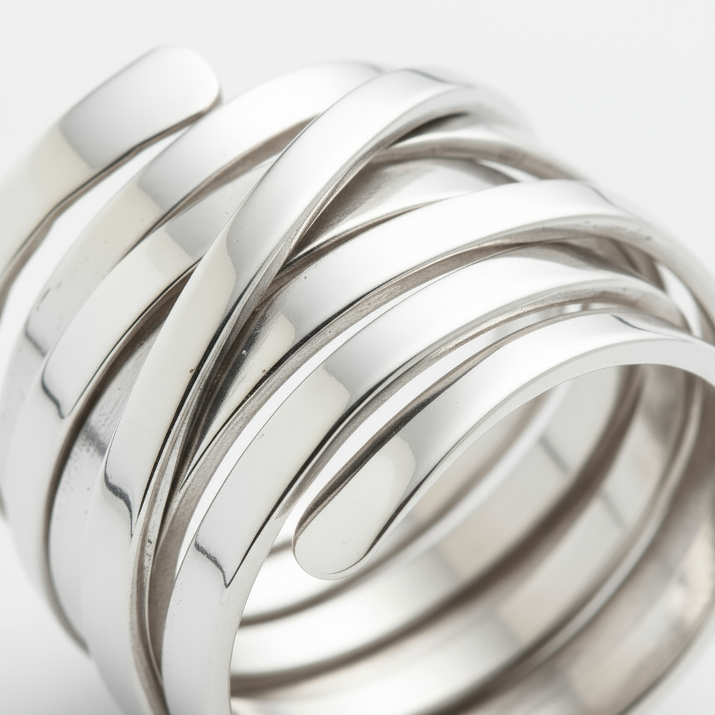 Bliss - Vintage Thick Layer Silver Ring