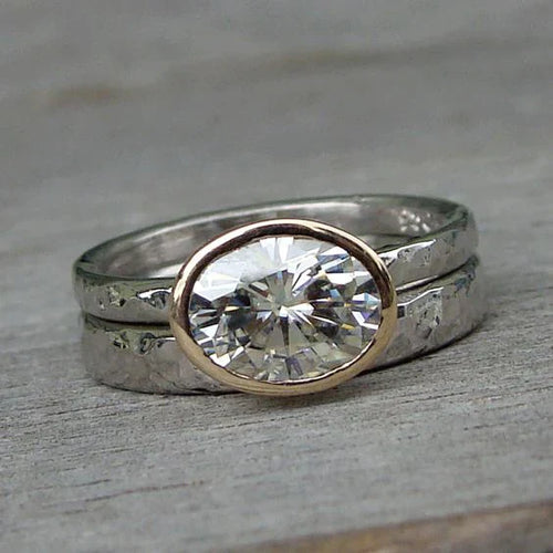 Timeless Dual Silver Zirconia Ring