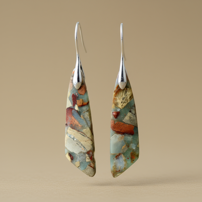 Unique Natural Stone Earrings
