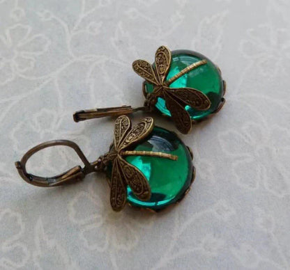 Antique Crystal Earrings