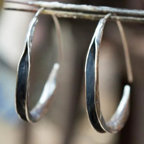 Elegant Large Circle Earrings