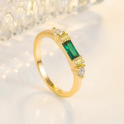 Anie - Natural Stones 925 Sterling Silver Ring