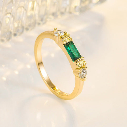 Anie - Natural Stones 925 Sterling Silver Ring